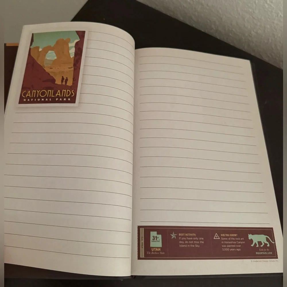 59 Illustrated National Parks Journal | Anderson Design Group Adventure Book